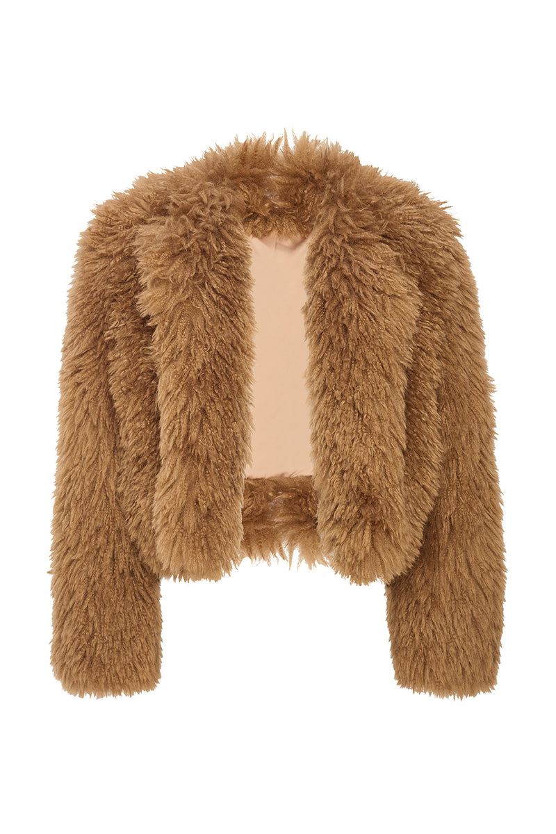 JORDYN FAUX FUR JACKET - MISA Los Angeles